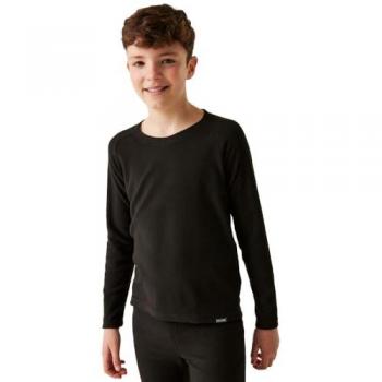 Regatta Junior Thermal Baselayer Top Black, Size: 13 Years