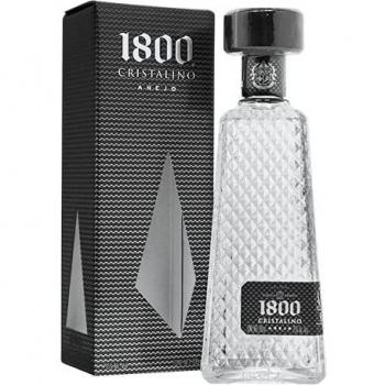 1800 - Tequila 1800 Cristalino 700ml, 38º - Tequila Añejo Cristalino 100% Agave Azul – Auténtico tequila tradicional