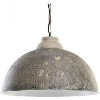 Lámpara de Techo DKD Home Decor Negro Gris Madera Metal 50 W 61 x 61 x 37 cm