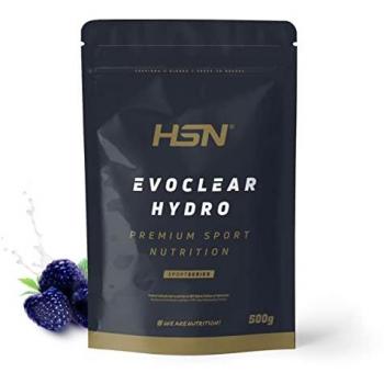 Proteína Hidrolizada de Suero Evoclear Hydro 500 g - Sabor Frambuesa Azul | Bebida Refrescante Tipo Zumo | No-GMO, Vegetariana, Sin Gluten ni Soja