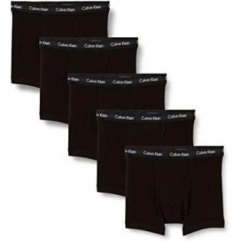 Calvin Klein - Pack de cinco boxers de punto de hombre negros