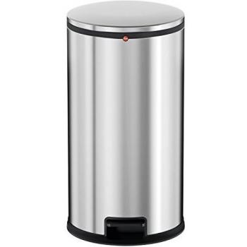 Hailo Pure 30 Recogedor, Metal, Acero Inoxidable, 35.5 x 35.5 cm