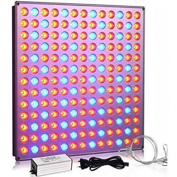 Yasbed Lámpara LED para plantas de interior, 75 W, espectro completo, para plantas, hidropónica, invernadero, plantas suculentas, flores