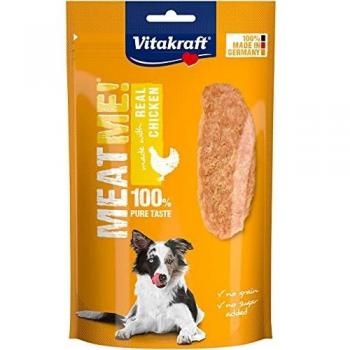Snacks Vitakraft MEAT ME para perros - Snacks deshidratados de pollo, 60 gramos