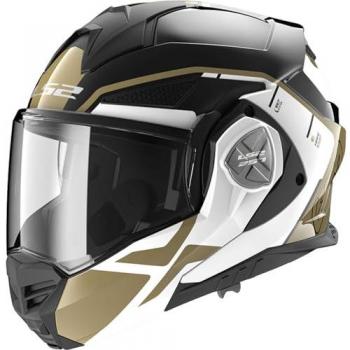 LS2 Casco Modular FF901 Advant X Metryk Negro Oro XL