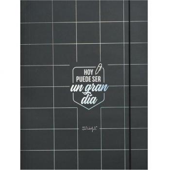 Carpeta con Diseño y Mensaje Hoy Puede Ser un Gran Día de Mr. Wonderful