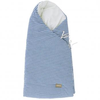 Saco Capazo Cruzado Capucha Cambrass Picnic Steel Blue 38X80X8 Cm