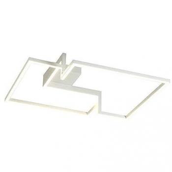 Plafón LED BOUTIQUE blanco 42.5W 3000K, 2450 lm, aluminio y hierro, dimensiones 59.9x59.9cm, incluye 3 años de garantía