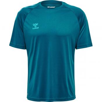 Hummel Hmlcore Xk Core Poly T-shirt Azul S Hombre - Camiseta de poliéster, color azul, talla S, para hombre