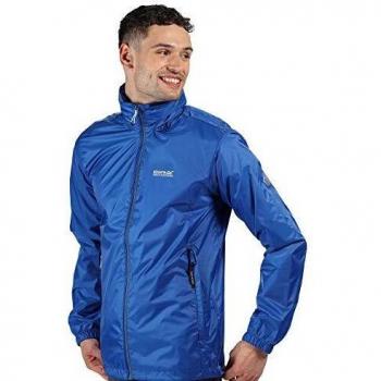Regatta Chubasquero Lyle IV Impermeable Y Transpirable con Forro de Malla Oculta con Capucha Y Cubierta Activa Jackets Waterproof Shell, Hombre, Nautical Blue, S