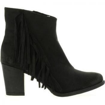 Botines de Mujer MTNG 53946 R1 C5893 MICROF NEGRO