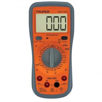 Multímetro Digital Truper para Mantenimiento Automotriz ABS Estructura Moderna -40° C a 1.000° C