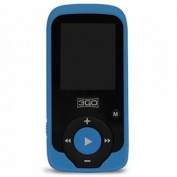 3GO ARYABL - Reproductor MP4 de 8 GB, color azul y negro