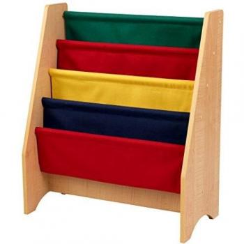 KidKraft Estantería Expositor de Madera, Muebles de Dormitorio para niños, exhibidor de Libros para Almacenamiento, Multicolor