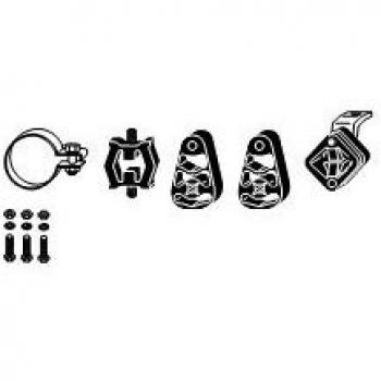 Kit de montaje para sistema de escape HJS 82 12 2017 para BMW Serie 5 Berlina
