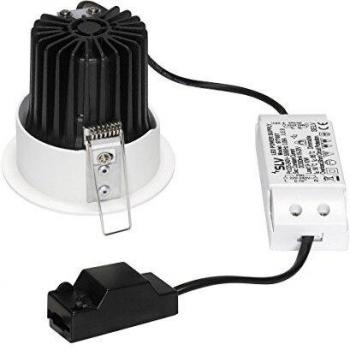 Empotrable LED Redondo H-LIGHT 12W 2700K Blanco, 20° con Driver y Clipfeder