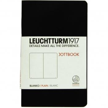 Leuchtturm Jottbook bolsillo, color negro