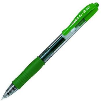ROLLER RETRACTIL PILOT PUNTA 0.7MM G2 VERDE