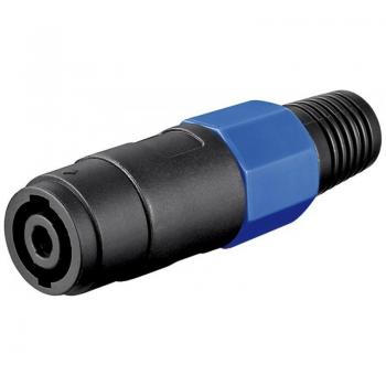 Conector Jack macho SPEAKON, 4 polos