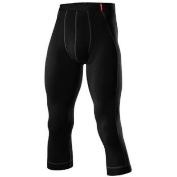 Löffler - Pantalones Interiores térmicos de Acampada y Senderismo para Hombre, tamaño 50, Color Negro