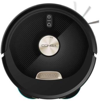 Robot Aspirador y Friegasuelos Cecotec Conga M100 Spin AI - Navegación Inteligente, 20000 Pa de Succión, Mopas Giratorias Elevables, Control App 3.0, Autonomía hasta