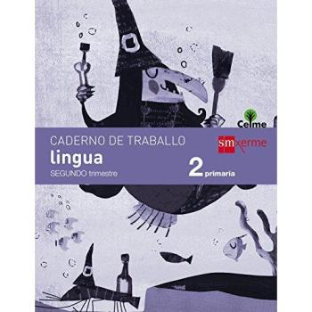 Caderno de lingua. 2 Primaria, 2 Trimestre. Celme - 9788498545388