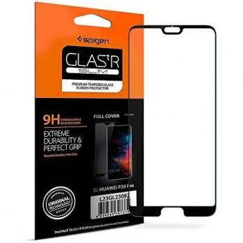 Spigen, Cristal Templado Compatible con Huawei P20 Pro, [Caso amistoso], 3D Cobertura Completa, Anti-Scratch, Cristal Vidrio Templado Premium para Huawei P20 Pro