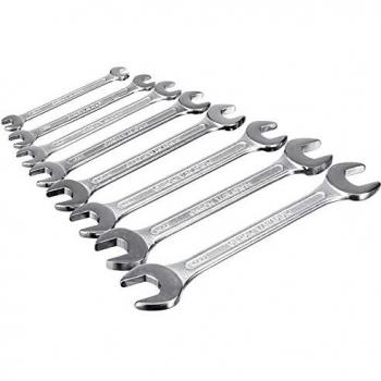 Brueder Mannesmann Werkzeuge M 110-08, Llave de doble boca, pack de 8 unidades