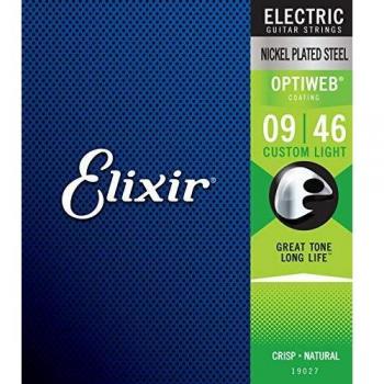 Elixir Optiweb Custom Light Electric Guitar Strings 09-46