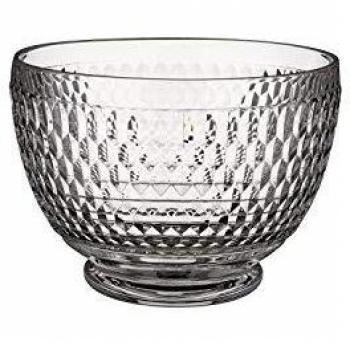 Villeroy & Boch 11-7299-0779 Boston Dish, Decorative Salad Bowl for Parties and Brunches, Crystal, Transparent, Glass