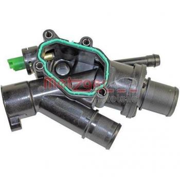 Termostato de refrigerante METZGER 4006171, compatible con diversos modelos de vehículos, fabricado con materiales de alta calidad para garantizar un rendimiento óptimo y duradero, diseñado para regular la temperatura del refrigerante en el motor,