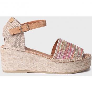 Alpargatas de mujer IVET-CL con plataforma y hebilla metálica
