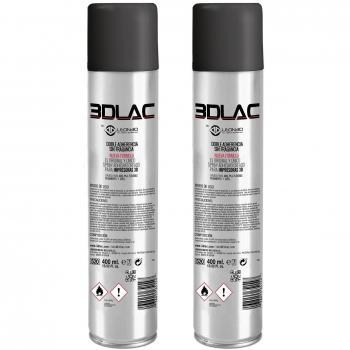 MadridGadgetStore® Pack 2X 3DLAC Laca de Fijación Spray Adhesivo para Impresora Impresión 3D Doble Adherencia Nueva Formula Sin Fragancia Filamento