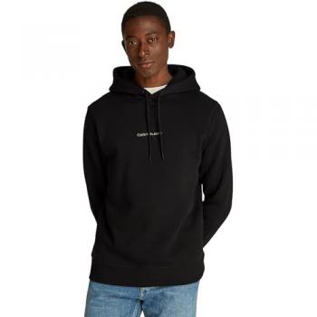 Calvin Klein Jeans Monologo Black Hoodie for Men