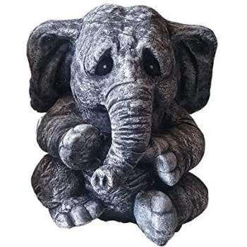Figura Elefante Tristón de Hormigón Piedra para Jardín 27x26x28cm - Peso: 15Kg