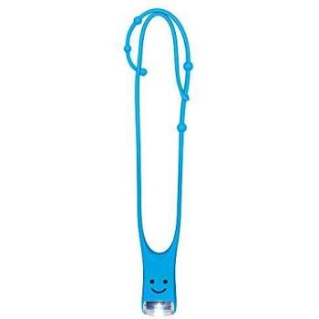 Linterna de lectura infantil Lesé Buddy azul, colgante, diseño amigable para niños, luz LED suave, portátil y recargable