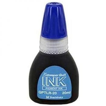 Tinta x'stamper quix para sellos azul bote de 20 ml