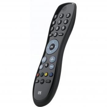 Robust 116410 - Mando a distancia para TV, universal, fácil zapping, banda protectora de goma