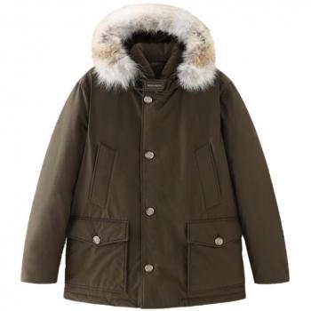 Woolrich Men's Arctic Anorak Winter Jacket - Green - Size L