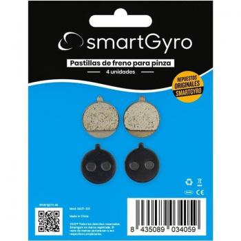 SmartGyro SG27-321 Pack de 4 Pastillas de Freno para Pinza Bolids Compatible con Speedway/Rockway/Crossover