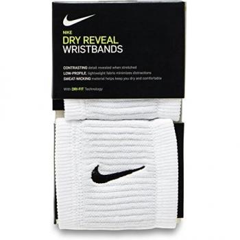 Nike Dri-fit Reveal Sudor Banda, Unisex, N.NN.J0.114.OS, Negro/Blanco, Talla única