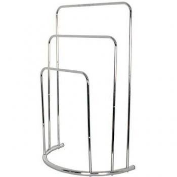 MSV TOALLERO Acero Pintado Luna, Blanco, 49.5x26x75.5 cm