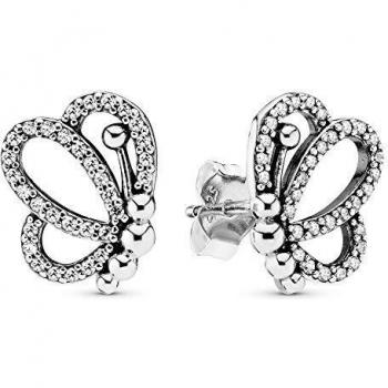 Pandora Pendientes de botón Mujer plata - 297912CZ