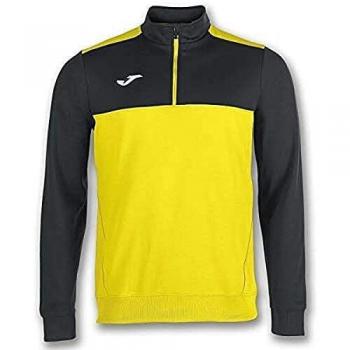 Joma Winner Sudadera, Niños, Amarillo/Negro, 5XS