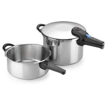 SET DUO OLLA RAPIDA ALZA OMEGA 4L 8L