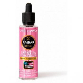 Humidificador de Esencias Ultrasónico Ambar Perfums - Bienestar Natural con Tecnología Fusión, 6 Colores LED (Modo Color Fijo o Intermitente), Apagado Automático