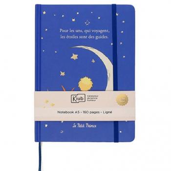 Cuaderno A5 El Principito con diseño de luna 19x21x10 cm