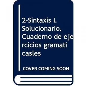 Sintaxis I. Solucionario