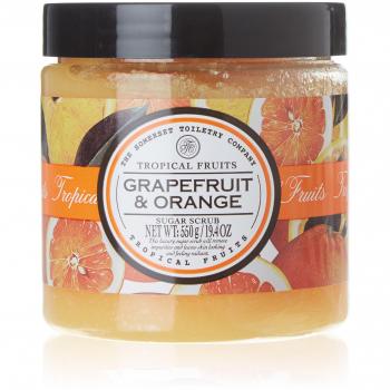 Exfoliante Corporal de Azúcar de Frutas Tropicales con Pomelo y Naranja para Piel Más Suave y Fresca 550g