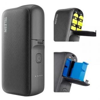 Power Bank Telesin 10000mAh con Carga Rápida 20W para GoPro HERO12/11/10/9/8/7/6/5
